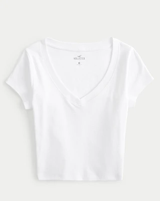 Cotton V-Neck T-Shirt