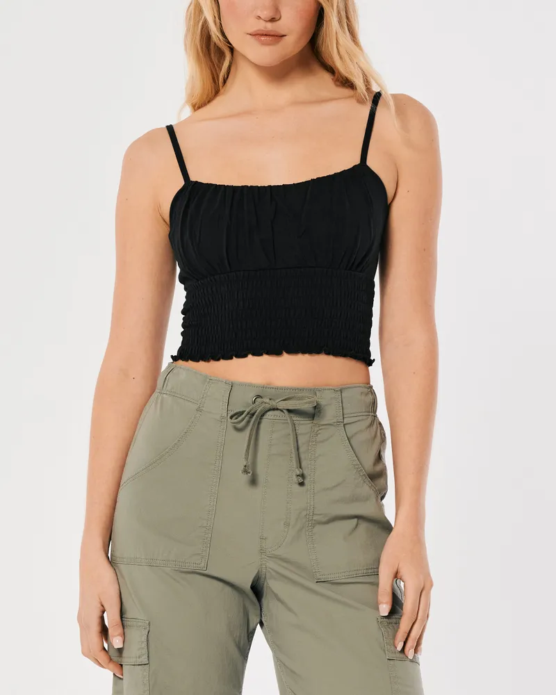 Crop Ruched Bust Top