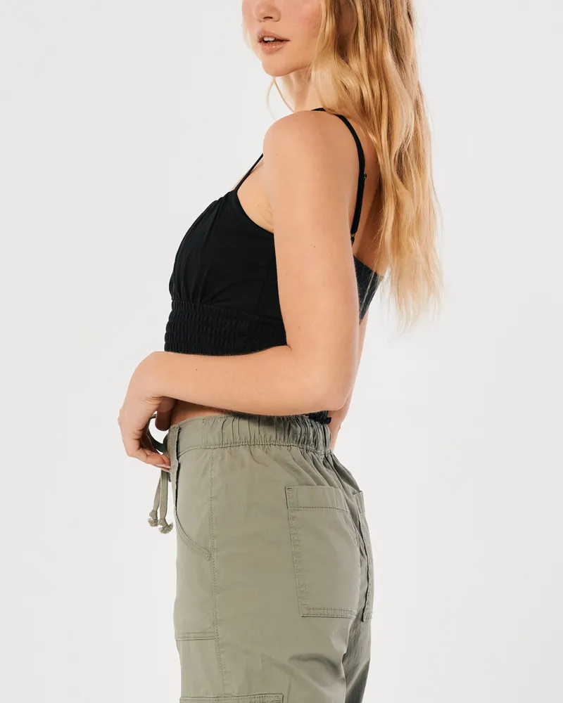 Crop Ruched Bust Top