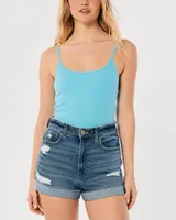Ribbed Scoop Cami