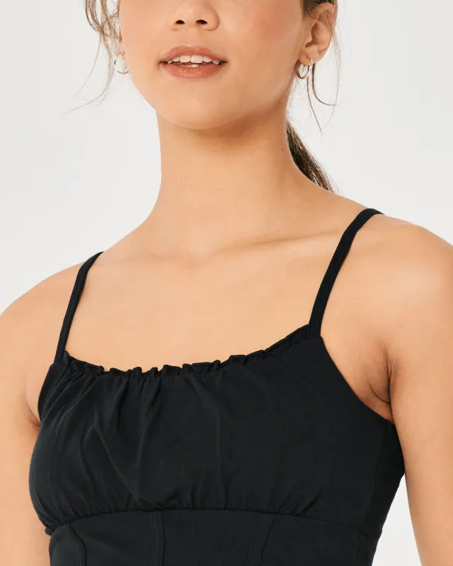 H&M Sheer Corset-style Top