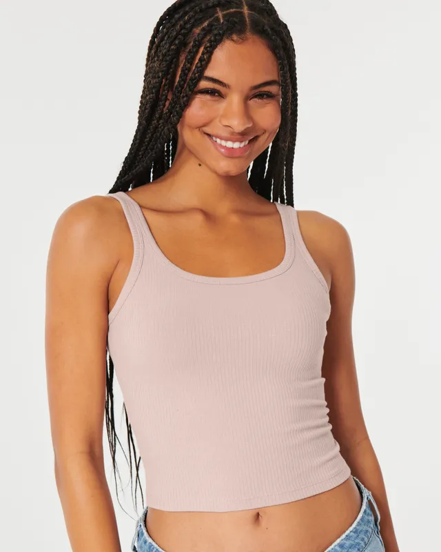 Madewell Variegated Ribbed Scoopneck Tank