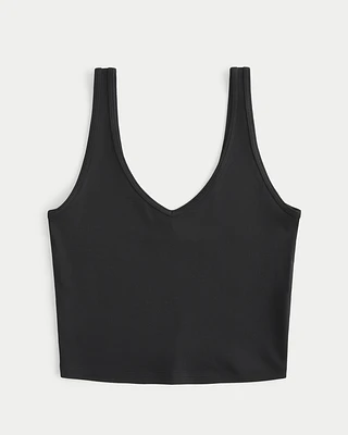 Soft Stretch Seamless Fabric V-Neck Tank