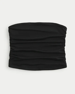 Ruched Seamless Fabric Tube Top