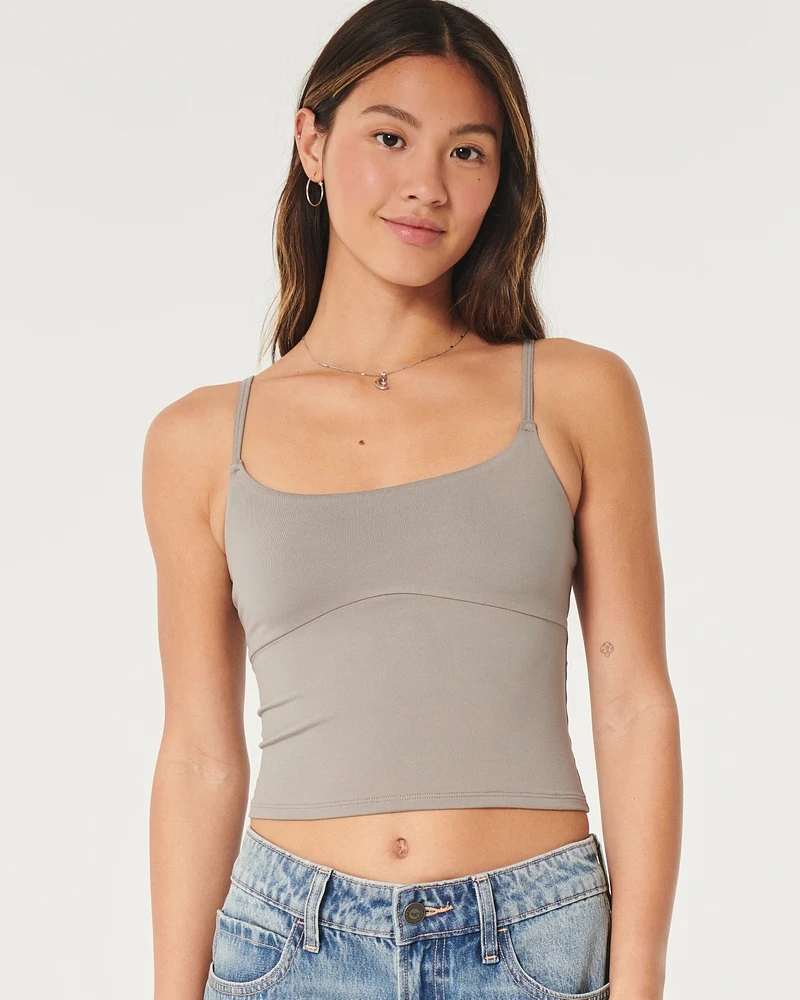 Soft Stretch Seamless Fabric Scoop Cami