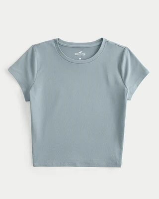 Soft Stretch Seamless Fabric Crew Baby Tee