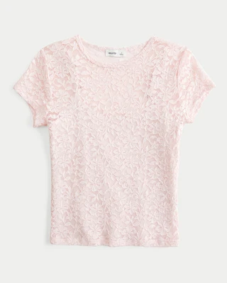 Lace Baby Tee