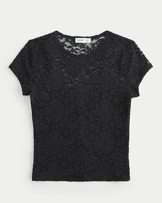 Lace Baby Tee