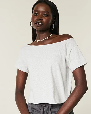 Easy Off-the-Shoulder T-Shirt