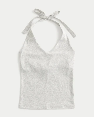 V-Neck Halter Top