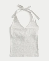 V-Neck Halter Top