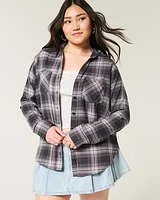 Oversized Flannel Shirt