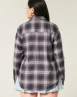 Oversized Flannel Shirt