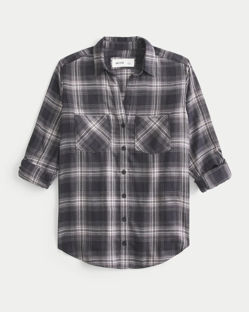 Oversized Flannel Shirt