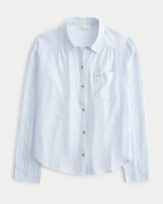 Button-Through Pocket Icon Shirt