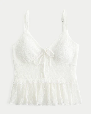 Lace Ruffle Blouse