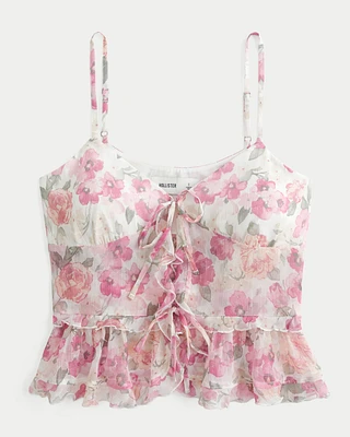 Chiffon Ruffle Blouse