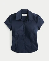 Short-Sleeve Poplin Shirt