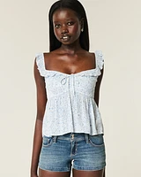 Easy Smocked Off-the-Shoulder Blouse