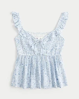 Easy Smocked Off-the-Shoulder Blouse