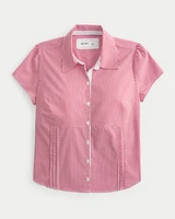 Short-Sleeve Poplin-Shirt