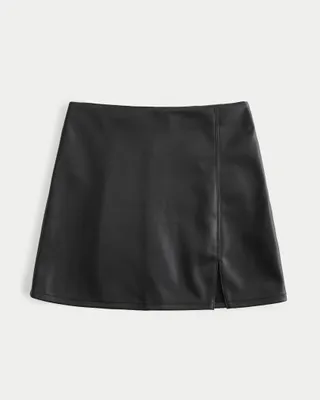 Ultra High-Rise A-Line Mini Skirt