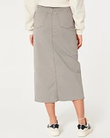 Twill Maxi Skirt