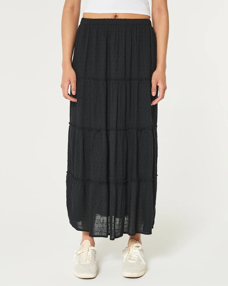 Tiered Maxi Skirt