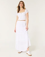 Tiered Maxi Skirt