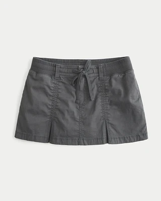 Low-Rise Pleated Mini Skort