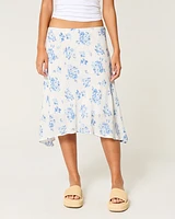 Asymmetrical Midi Skirt