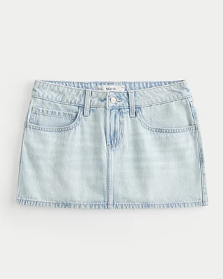 Denim Mini Skort