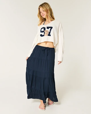 Tiered Maxi Skirt