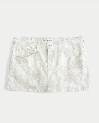 Camo Twill Mini Skort