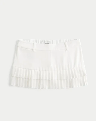 Micro-Pleat Mini Skort