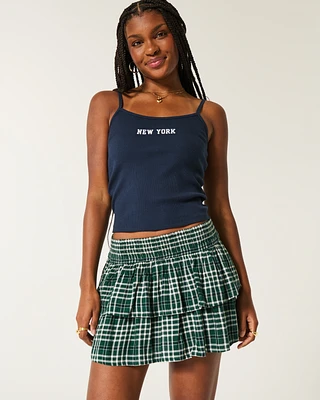 Tiered Mini Skort