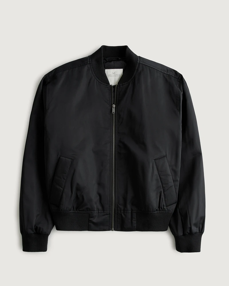 Full-Zip Bomber Jacket