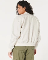 Full-Zip Bomber Jacket