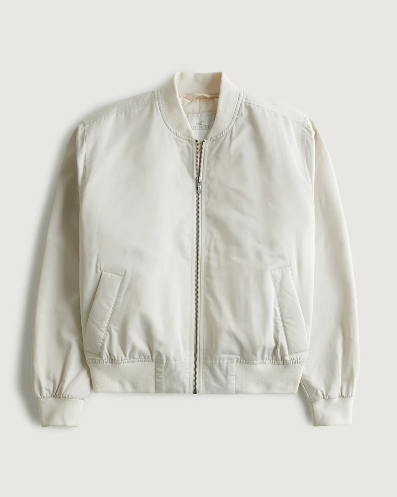 Full-Zip Bomber Jacket