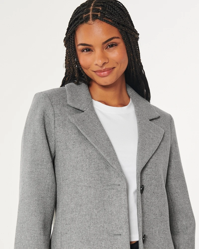 Classic Wool Blend Coat