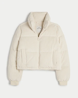 Ultimate Corduroy Mini Puffer Jacket