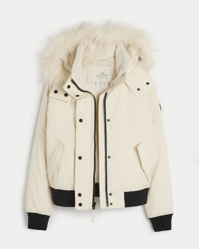 Hollister All-Weather Faux Fur-Lined Jacket