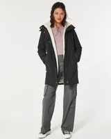 All-Weather Faux Fur-Lined Parka