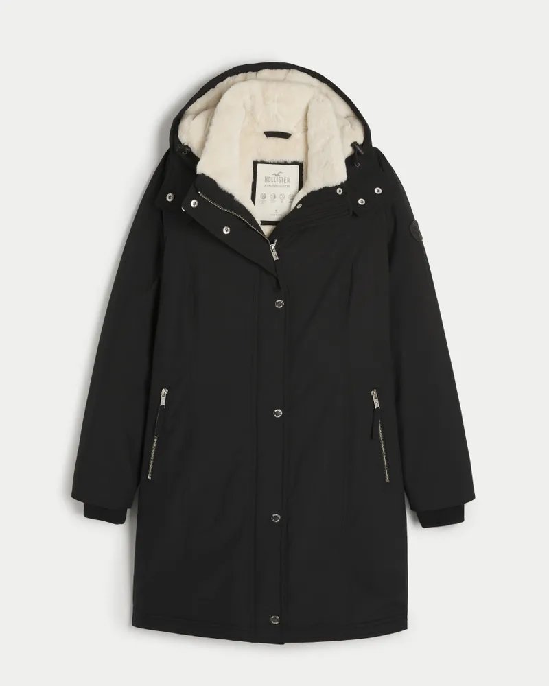 hollister fur lined parka