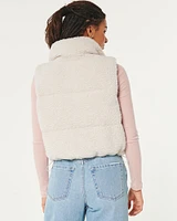 Mini Sherpa Puffer Vest