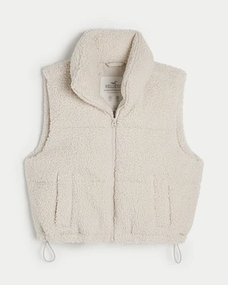 Mini Sherpa Puffer Vest