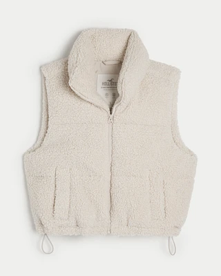 Mini Sherpa Puffer Vest