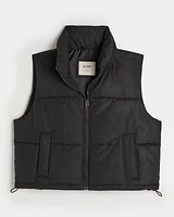 Mini Zip-Up Puffer Vest