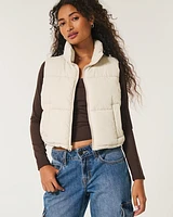 Mini Zip-Up Puffer Vest