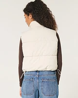 Mini Zip-Up Puffer Vest